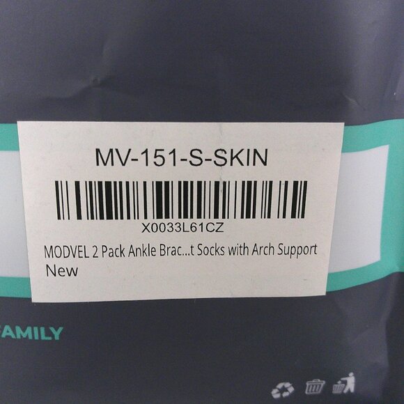 NIB Modvel Foot & Ankle Brace Socks - Picture 8 of 13